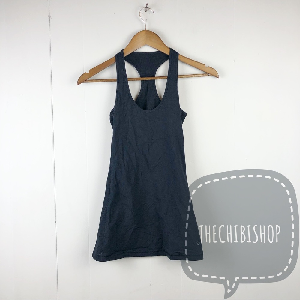 Lululemon racerback lace design tank top black